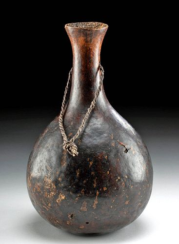 RARE 18TH C. HAWAIIAN PAINTED WATER