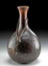 RARE 18TH C. HAWAIIAN PAINTED