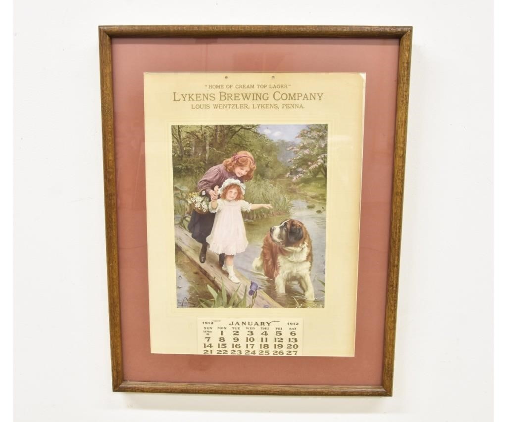 Rare 1912 Lykens Brewing Co.