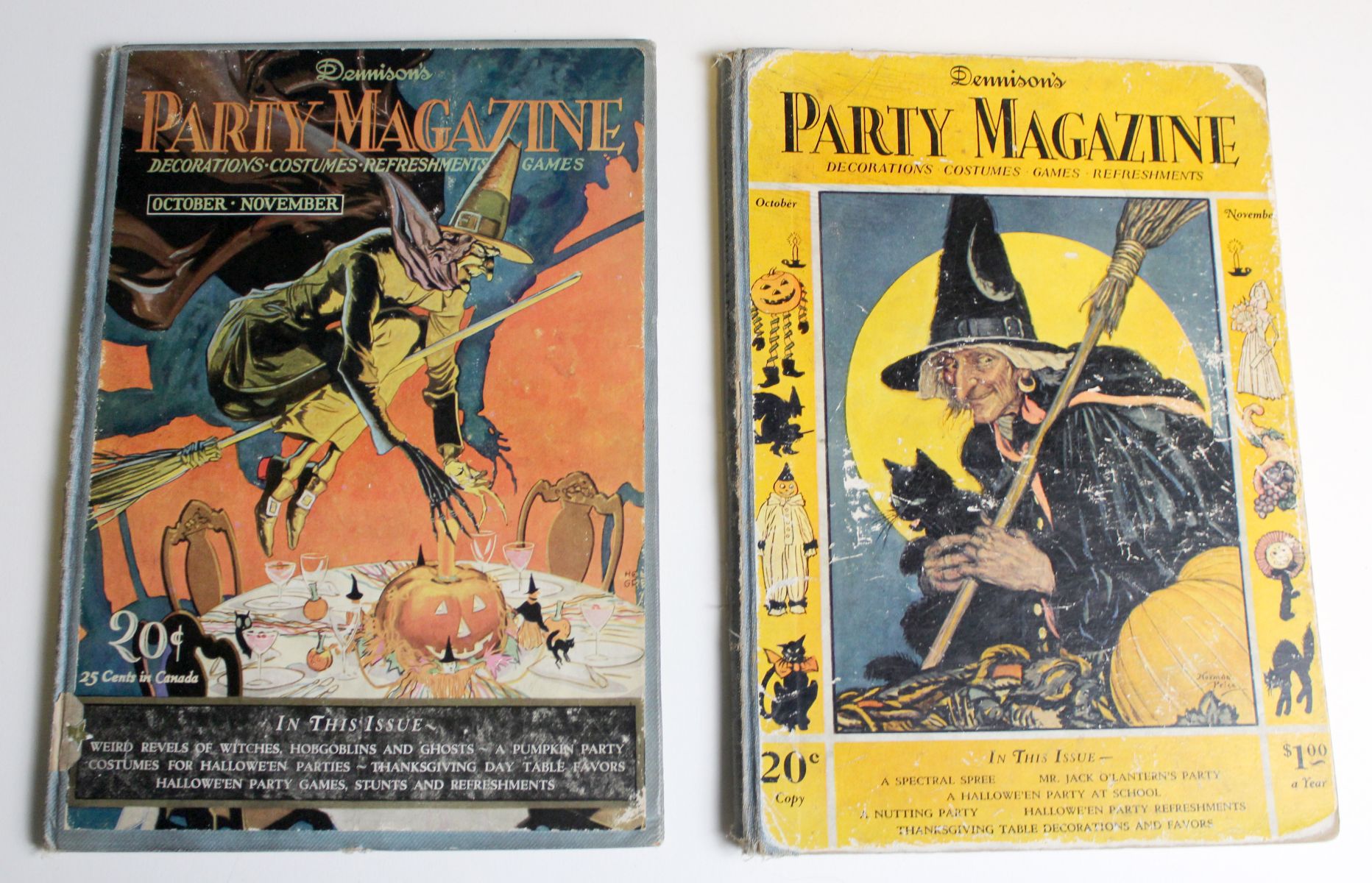 RARE 1920S DENNISON'S HALLOWEEN