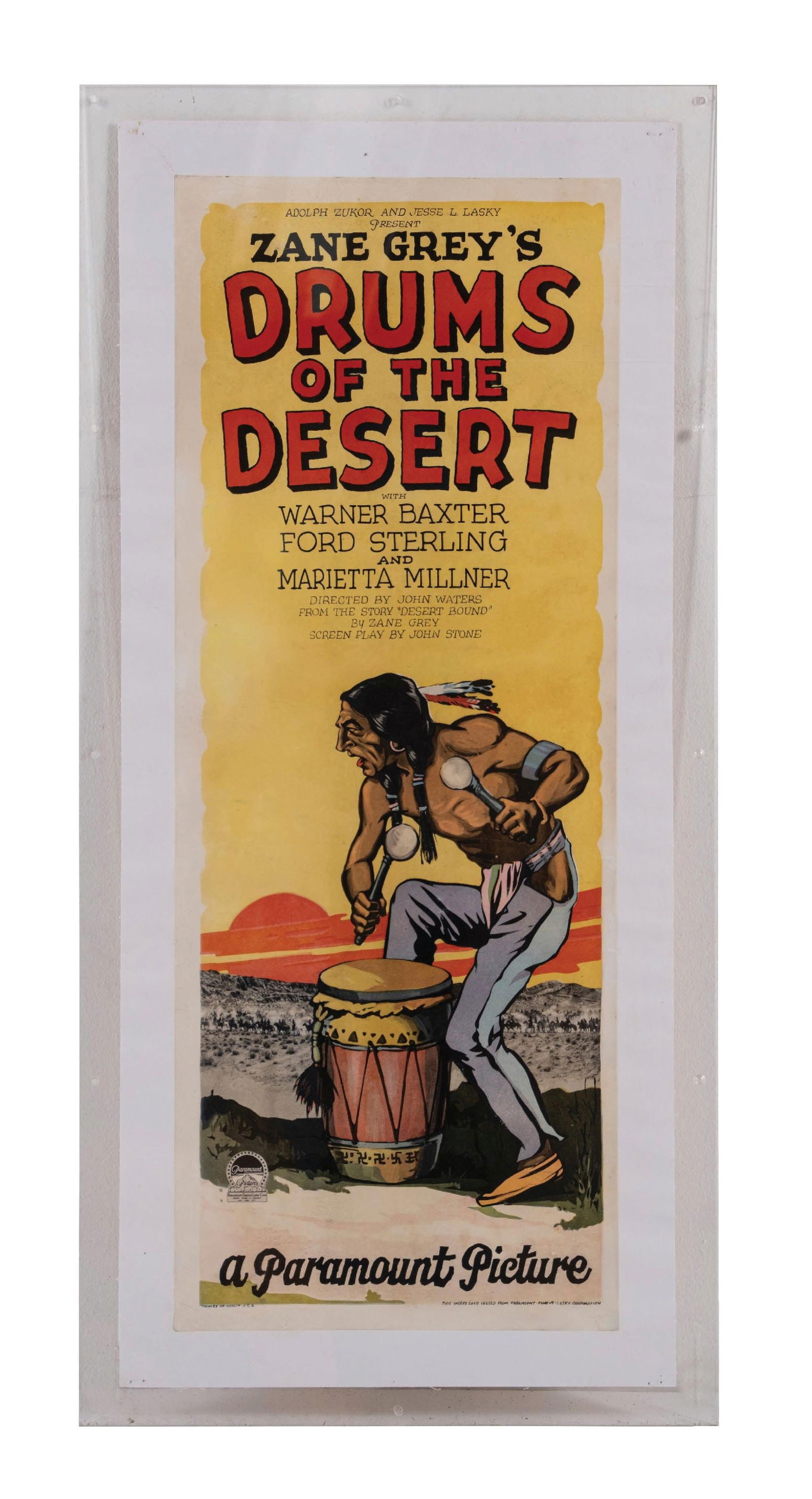 RARE 1927 "DRUMS OF THE DESERT"