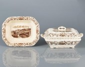 RARE 19TH C. EARTHENWARE TUREE
