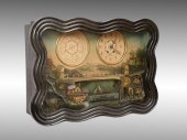 RARE 19TH C. PAINTING DIORAMA
