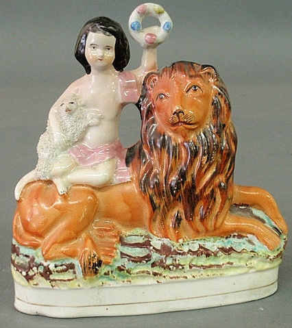 Rare 19th c. Staffordshire figure