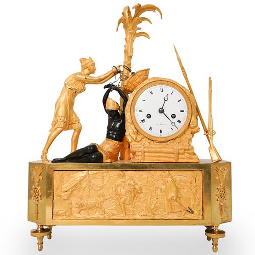 RARE 19TH CENT FRENCH EMPIRE GILT