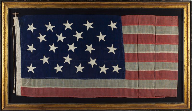 Rare 22-Star United States Flag for