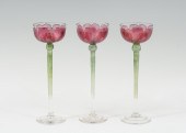RARE 3 PC. FLORAL PAINTED GERM