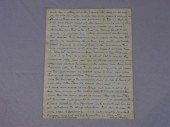 RARE 4 PAGE WHALING LETTER. TH