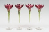 RARE 4 PC. FLORAL PAINTED GERM