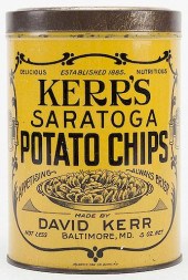 RARE 5 OZ. KERR'S SARATOGA POT