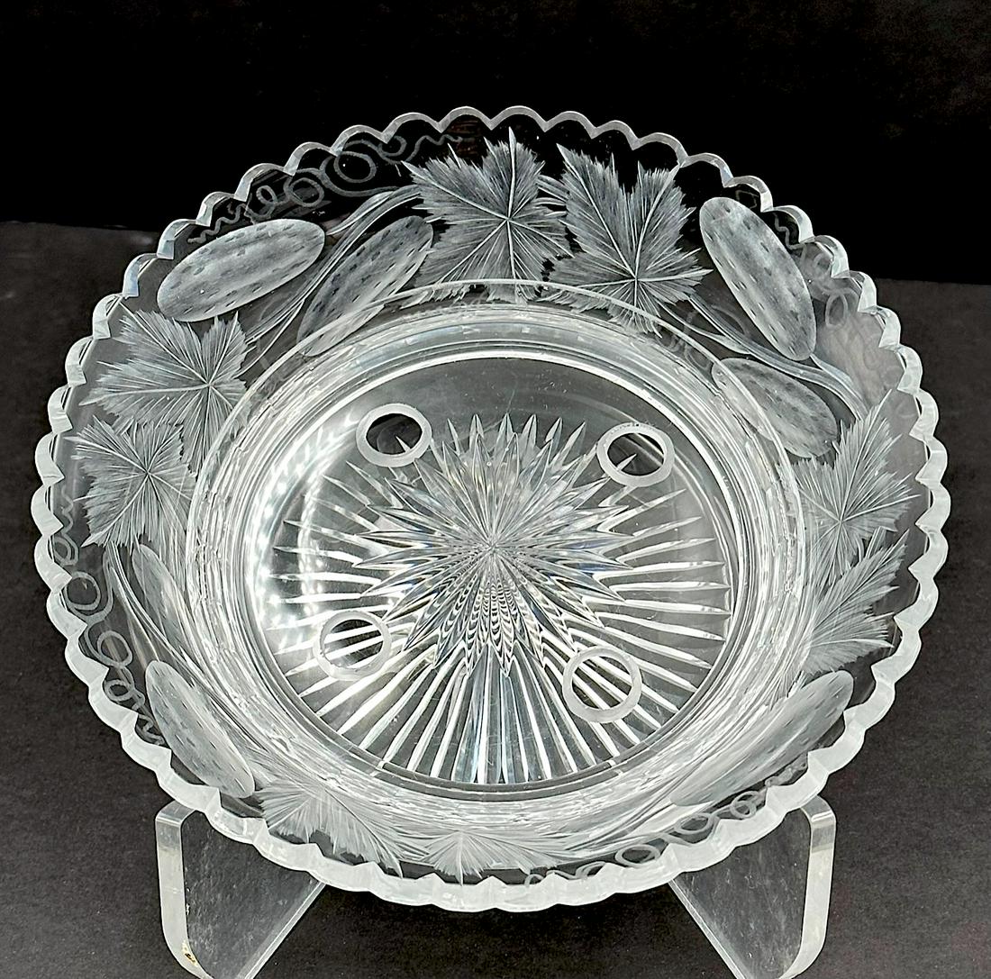 RARE ABP 2 PART CUT & ENGRAVED