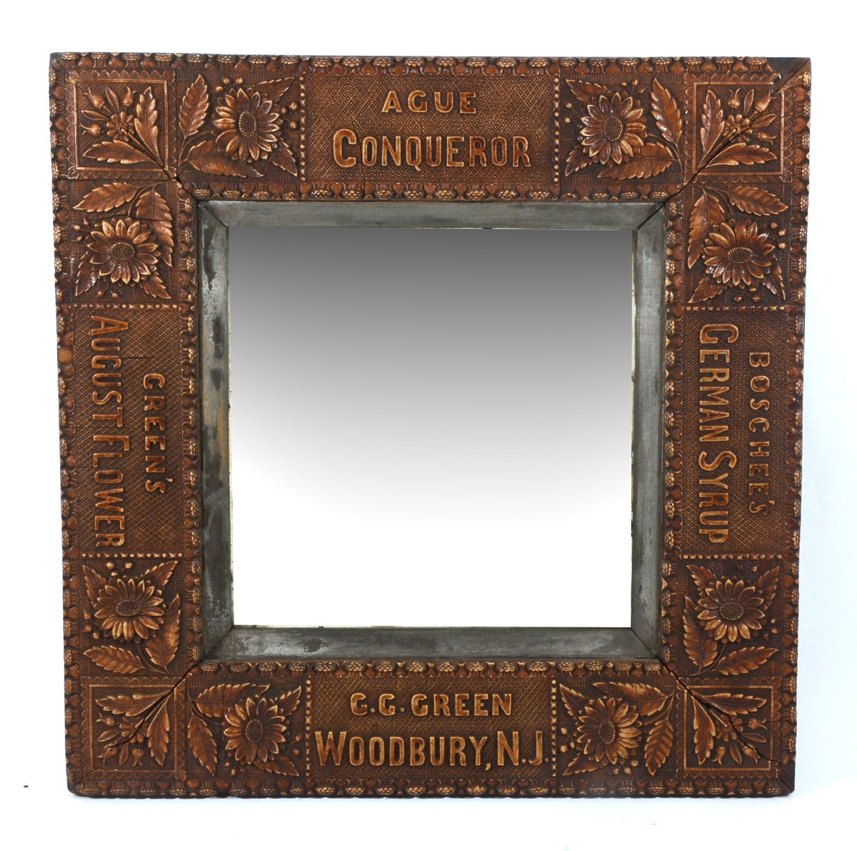 RARE ADVERTISING MIRROR: Gesso
