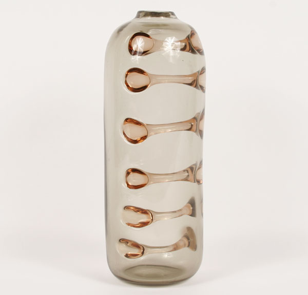 Rare Alfredo Barbini art glass vase