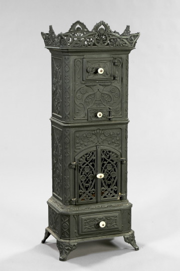 Rare American Cast-Iron Stove, 