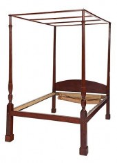 RARE AMERICAN CHIPPENDALE MAHO