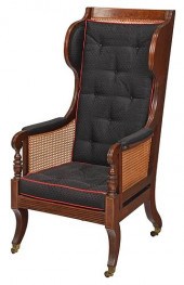 RARE AMERICAN CLASSICAL CANED