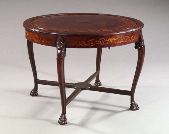 Rare American Late Victorian-Inlaid