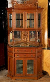 RARE AMERICAN OAK VICTORIAN CO