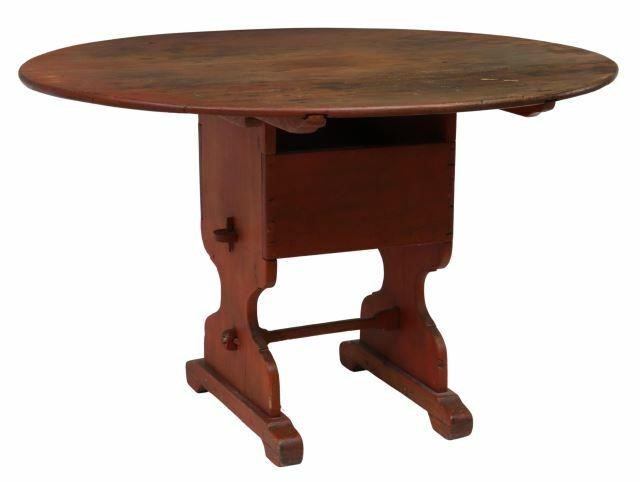 RARE AMERICAN PRIMITIVE PAINTED