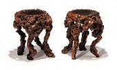 Rare and exceptional pair of C