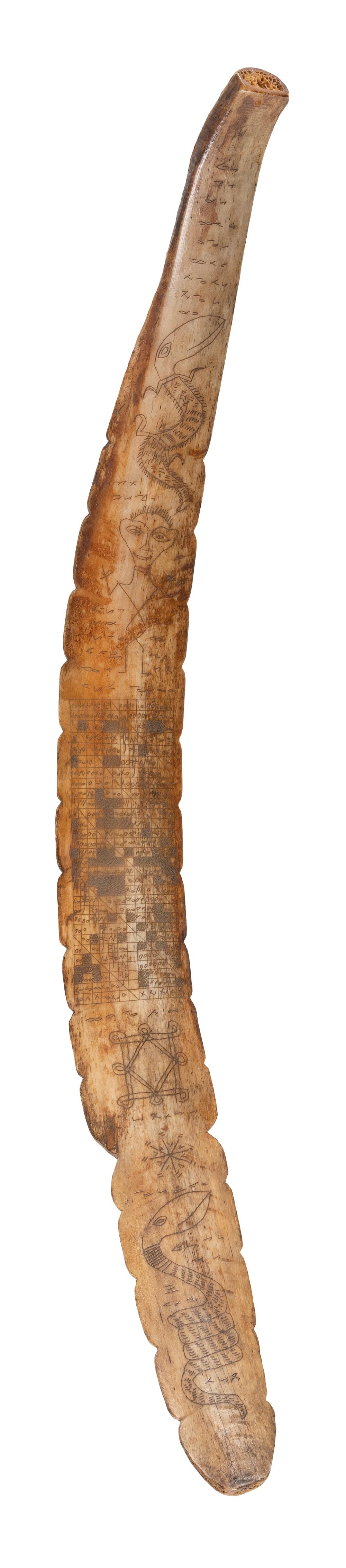 RARE AND INTERESTING BATAK CARVED
