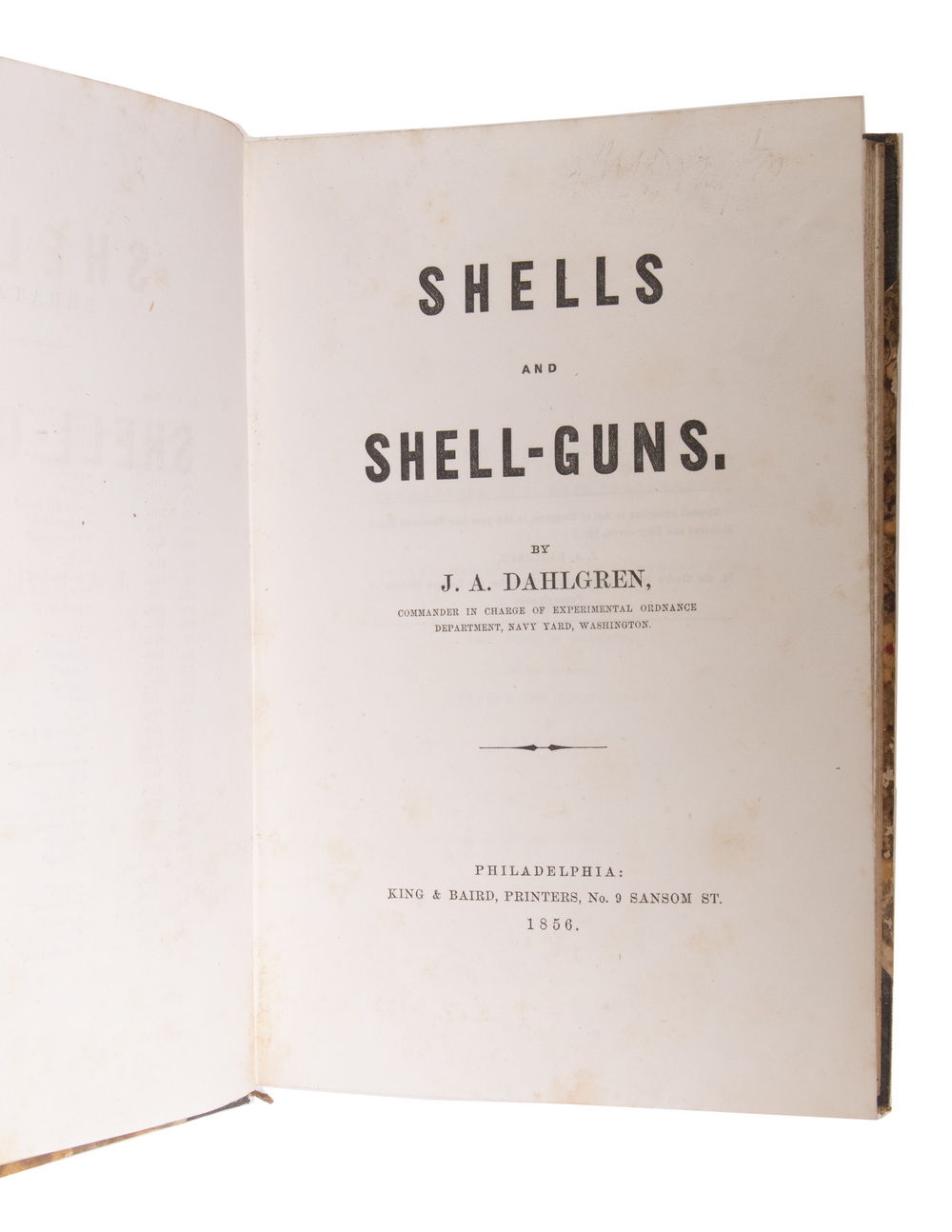 RARE ANTE-BELLUM CIVIL WAR ERA BOOK
