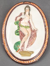 RARE ANTIQUE STAFFORDSHIRE WAL