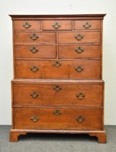 Rare applewood Chippendale che