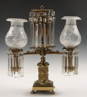 RARE ARGAND LAMP - Double Arm