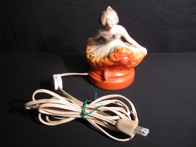 Rare art deco ballerina pottery