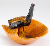 Rare Auman NC Pottery Figural