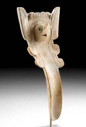 RARE AZTEC SHELL ORNAMENT / LA
