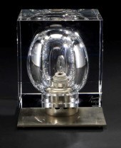 Rare Baccarat Crystal Cubical