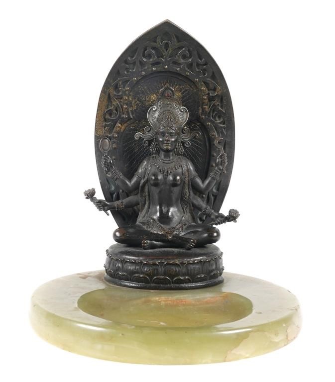 RARE BERGMAN BRONZE INDIAN SHIVA