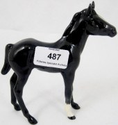 Rare Beswick Black Gloss Foal