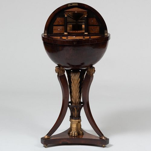 RARE BIEDERMEIER MAHOGANY,
