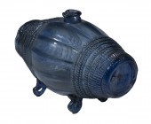 RARE BLOWN GLASS BARREL FORM F