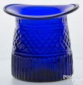RARE BLOWN THREE-MOLD GLASS HA