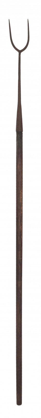 RARE BLUBBER FORK MID-19TH CEN