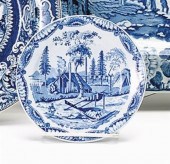     	Rare blue transferware sm