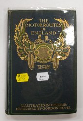 RARE BOOK: MOTOR ROUTES OF ENG