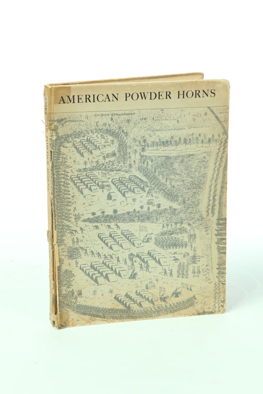 RARE BOOK ON POWDER HORNS.  Stephen