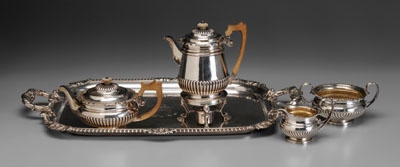 Rare Boulton Tea Service, Tray