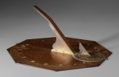 Rare Bronze Horizontal Sundial