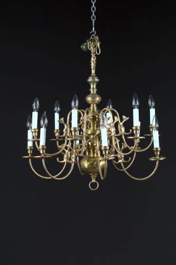 Rare Bronze-Patinated Brass-Mounted