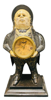 RARE CAST IRON TOWN CRIER MECH