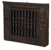 RARE CHARLES II OAK MURAL CUPB