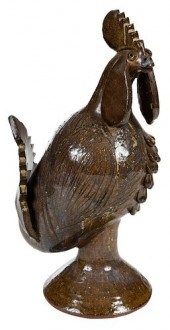 RARE CHARLES LISK STONEWARE RO