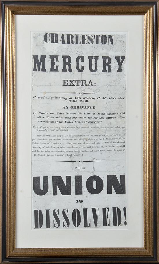 Rare Charleston Mercury South