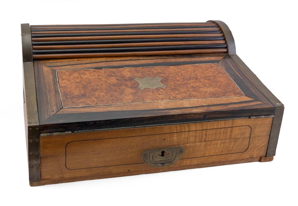 RARE CHINA TRADE ROLL-TOP LAP